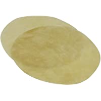 Muslady Cabeza de Tambor Piel de Búfalo Tambor Redondo para Bongo Tambor Africano Conga Konga Tambores- 2 piezas-paquete